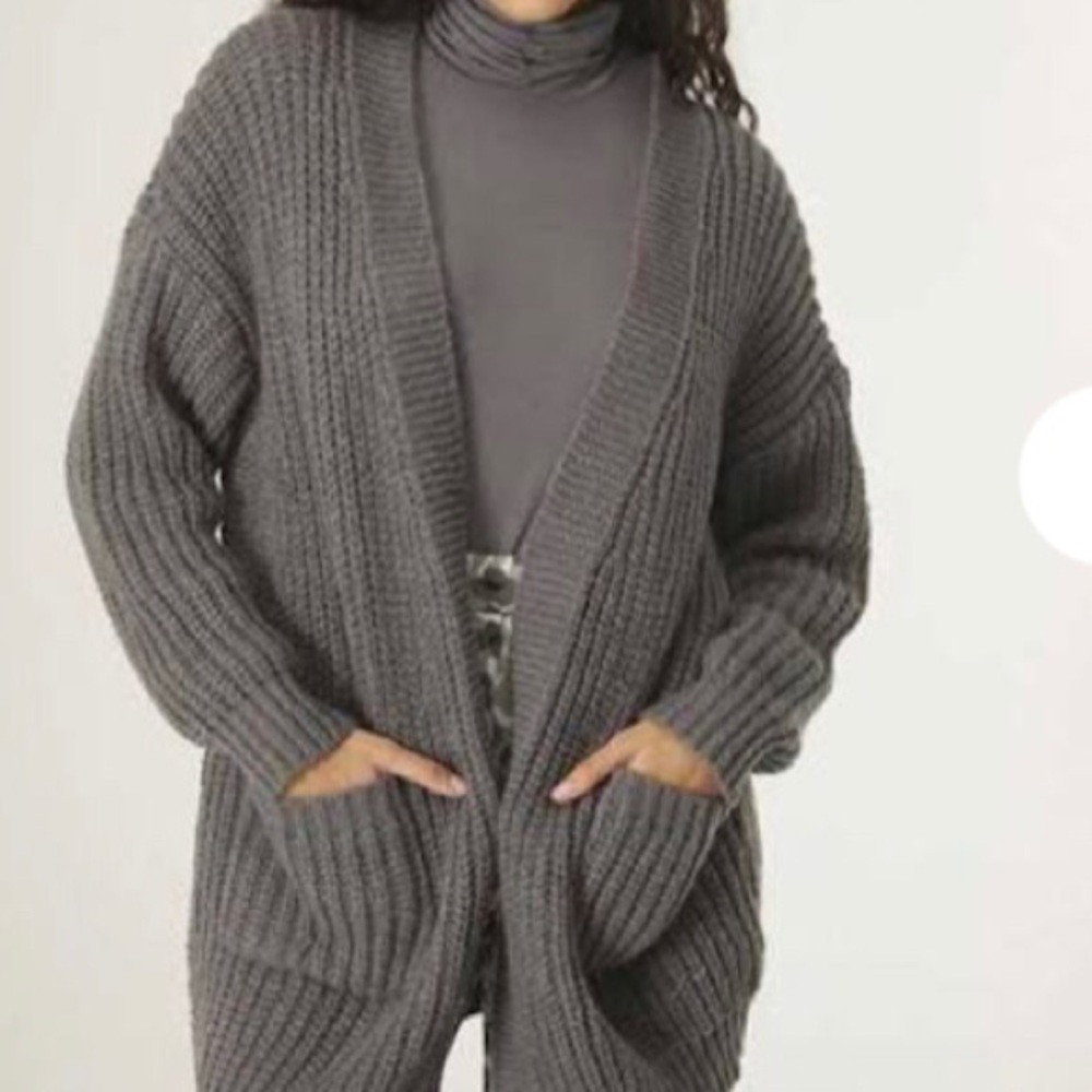 Westport V neck oversized sweater